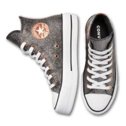Converse - Women's Chuck Taylor All Star Lift Platform Metallic Glitter Shoes (A01301C) -TrekWear Sales Shop Converse Women s Chuck Taylor All Star Lift Platform Metallic Glitter Shoes A01301C 04