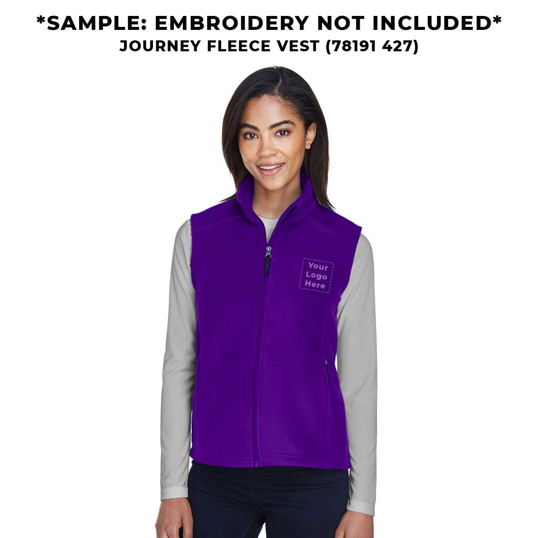 Core365 - Women's Journey Fleece Vest (78191 427) 4 Core365 - Women's Journey Fleece Vest (78191 427) - Image 4
