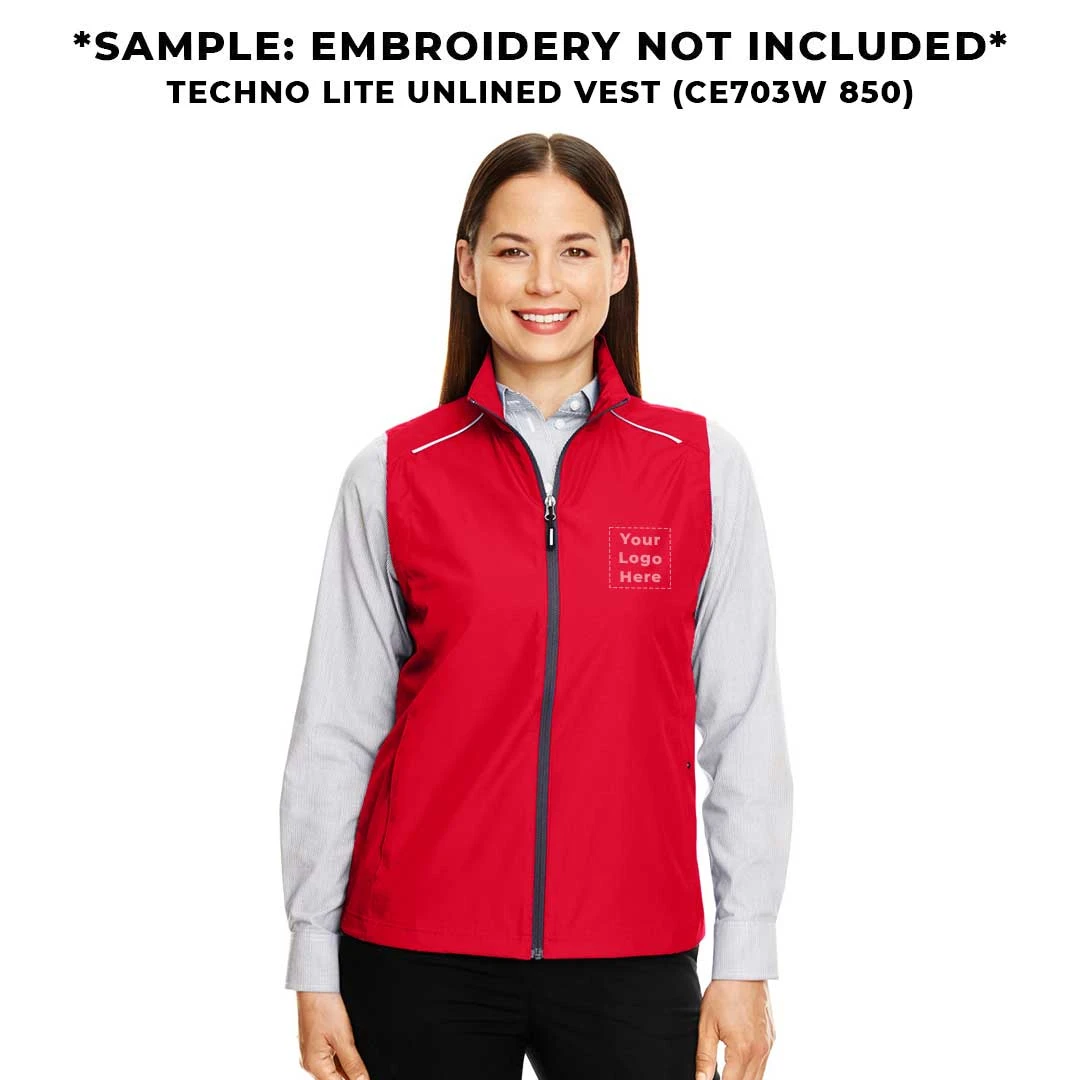 Core365 - Women's Techno Lite Unlined Vest (CE703W 850) 4 Core365 - Women's Techno Lite Unlined Vest (CE703W 850) - Image 4