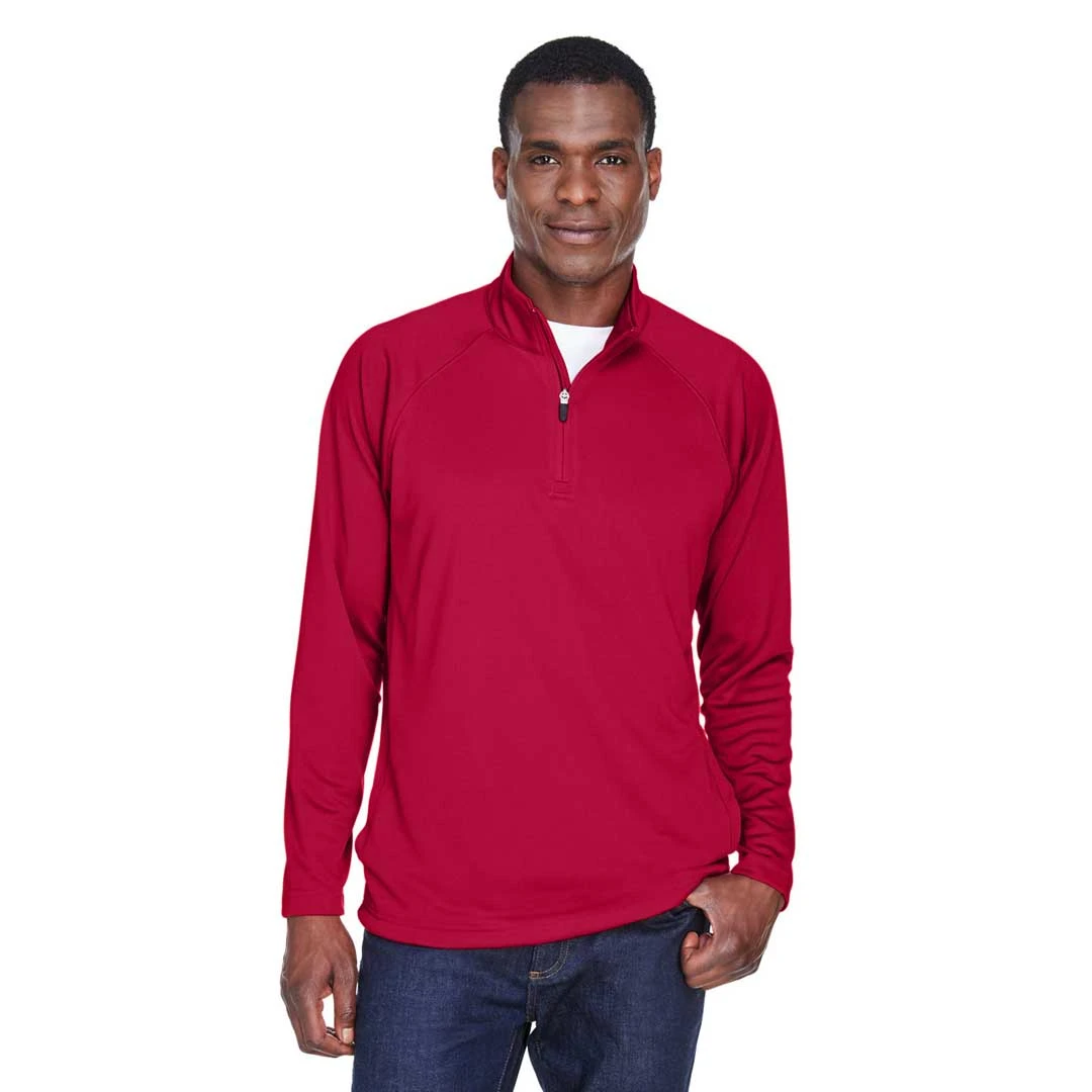 Devon & Jones - Men's 1/4 Zip Tech Shell Pullover (DG440 52) 2 Devon & Jones - Men's 1/4 Zip Tech Shell Pullover (DG440 52) - Image 2