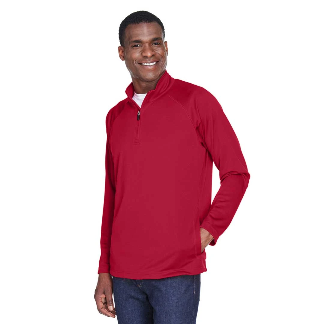 Devon & Jones - Men's 1/4 Zip Tech Shell Pullover (DG440 52) 3 Devon & Jones - Men's 1/4 Zip Tech Shell Pullover (DG440 52) - Image 3