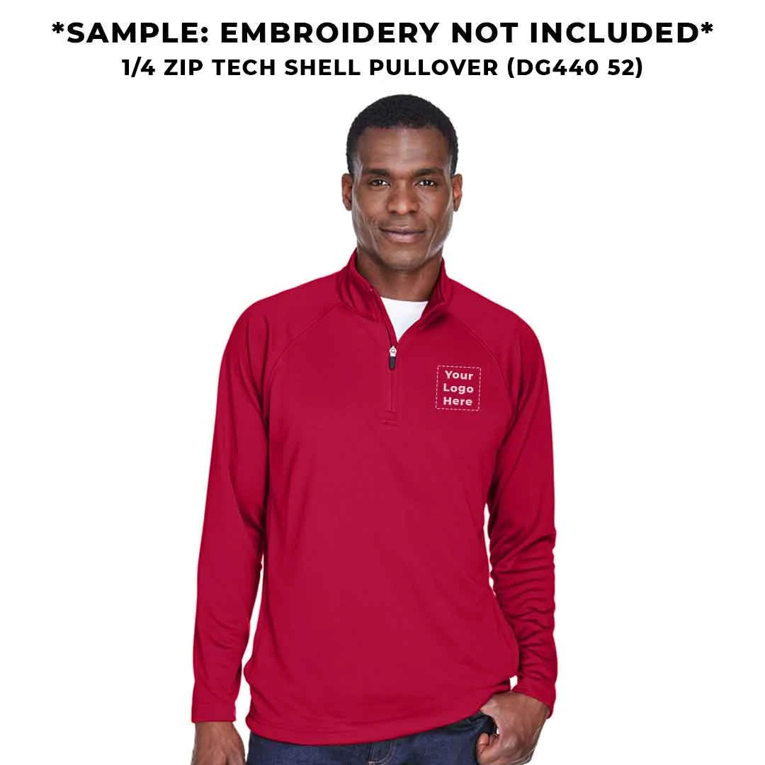 Devon & Jones - Men's 1/4 Zip Tech Shell Pullover (DG440 52) 5 Devon & Jones - Men's 1/4 Zip Tech Shell Pullover (DG440 52) - Image 5