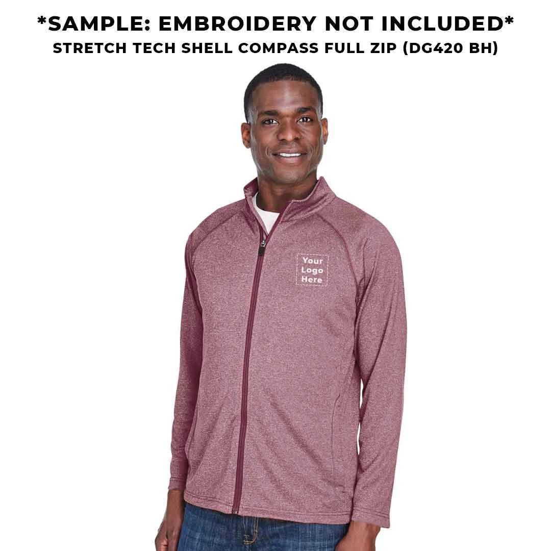 Devon & Jones - Men's Stretch Tech Shell Compass Full Zip (DG420 BH) 4 Devon & Jones - Men's Stretch Tech Shell Compass Full Zip (DG420 BH) - Image 4