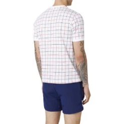 FILA - Men's Casbian Crew T-Shirt (S22MH036 100) -TrekWear Sales Shop FILA Men s Casbian Crew Tee S22MH036 100 03