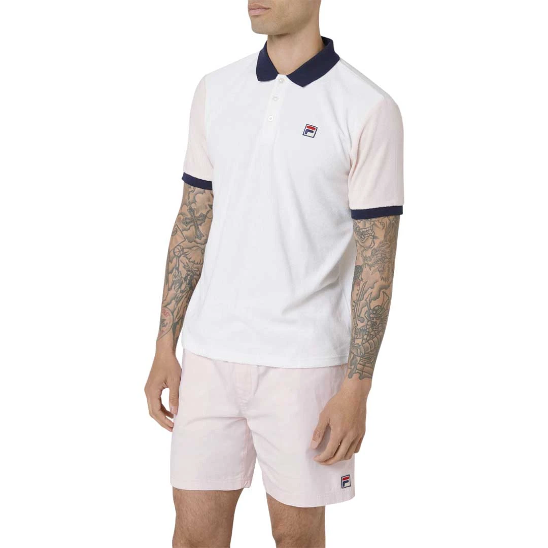 FILA - Men's Gramme Polo (S22MH049 058) 2 FILA - Men's Gramme Polo (S22MH049 058) - Image 2