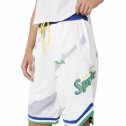 FILA - Men's Grant Hill X Sprite Shorts (LM13C365 100) -TrekWear Sales Shop FILA Men s Grant Hill X Sprite Short LM13C365 100 4
