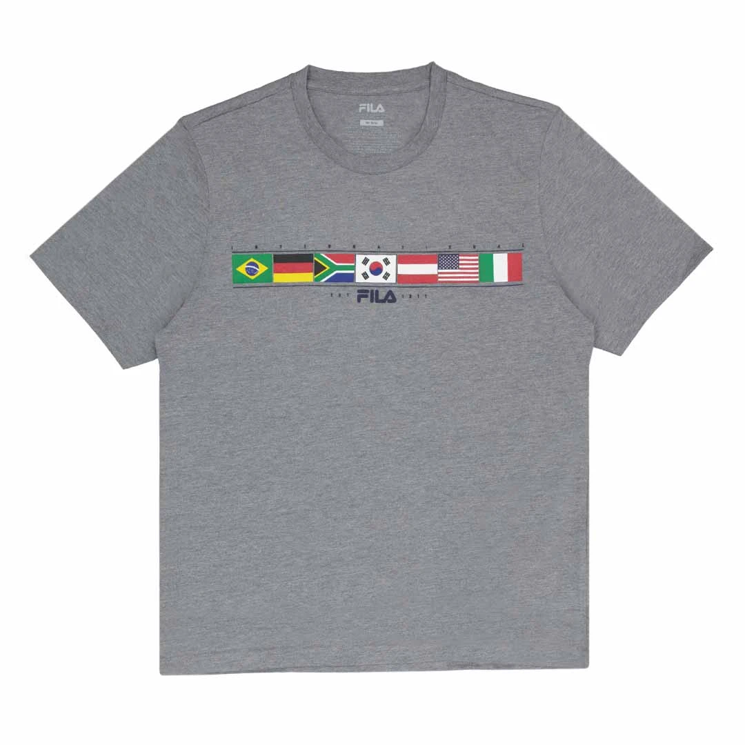 FILA - Men's Huegmen Graphic T-Shirt (LM13C246 027) 1 FILA - Men's Huegmen Graphic T-Shirt (LM13C246 027)