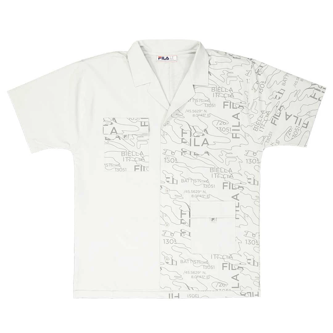 FILA - Men's Pluggy AOP Shirt (LM119152 104) 1 FILA - Men's Pluggy AOP Shirt (LM119152 104)