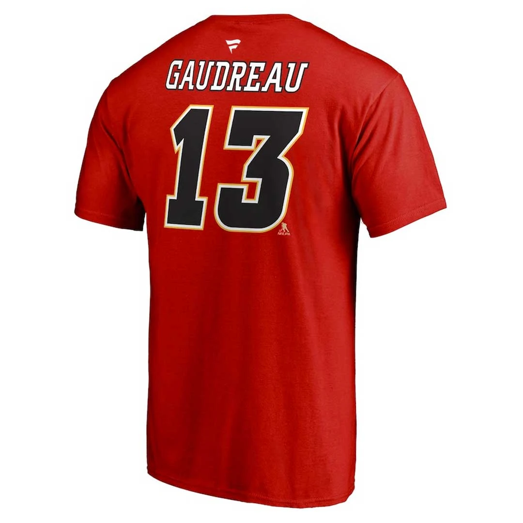 Fanatics - Men's Calgary Flames Gaudreau T-Shirt (QF6E 0484 H35 FNA) 2 Fanatics - Men's Calgary Flames Gaudreau T-Shirt (QF6E 0484 H35 FNA) - Image 2