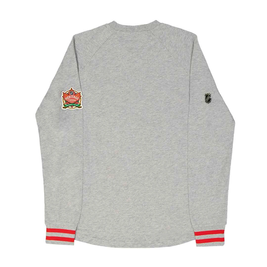 Fanatics - Men's Calgary Flames Throwback Long Sleeve T-Shirt (M085 HGC VCF 1B6) 2 Fanatics - Men's Calgary Flames Throwback Long Sleeve T-Shirt (M085 HGC VCF 1B6) - Image 2