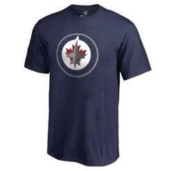 Fanatics - Men's Winnipeg Jets Primary Logo T-Shirt (QF86 NAV 2GN FA3)