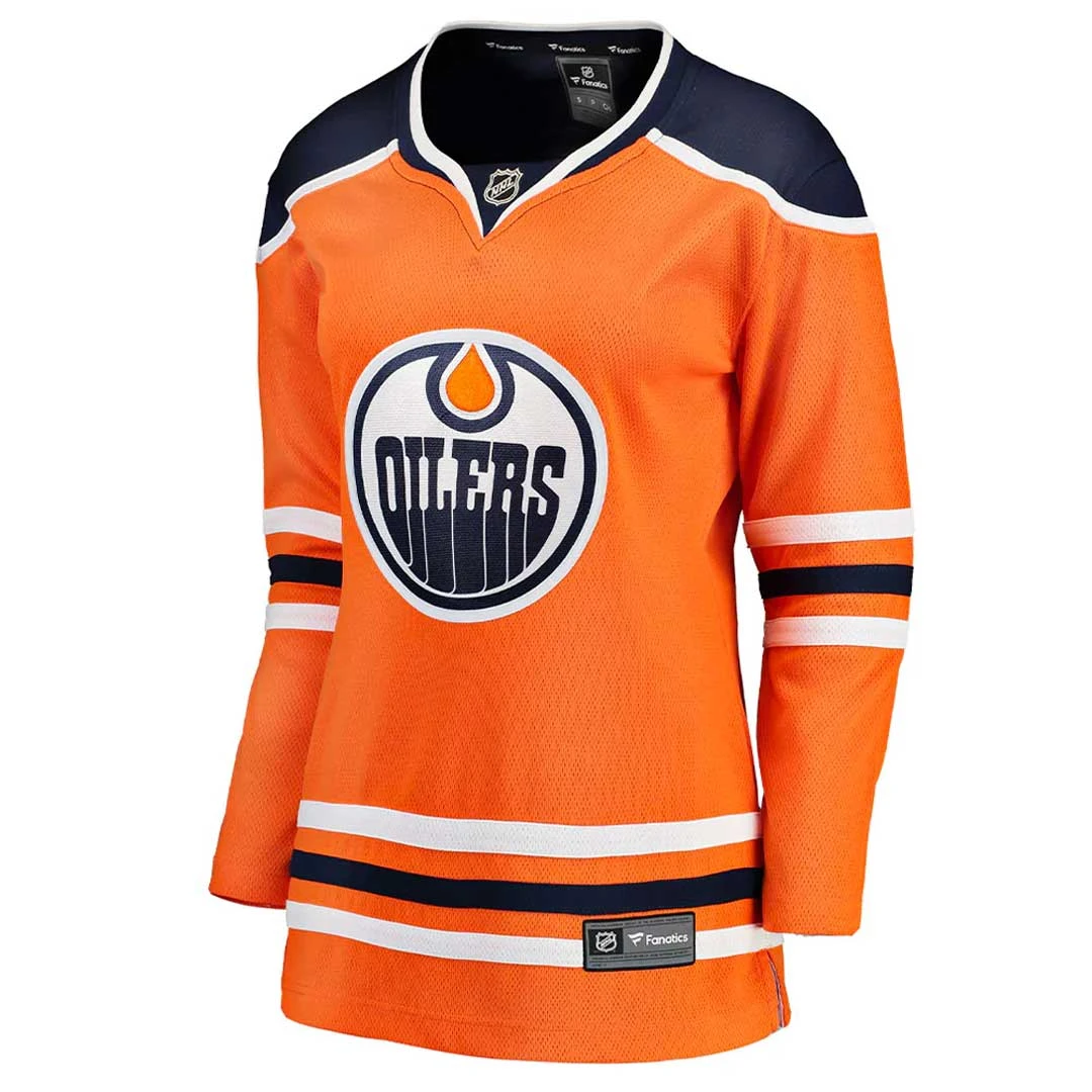 Fanatics - Women's Edmonton Oilers Breakaway Home Jersey (879W EOIH 2GI BWH) 1 Fanatics - Women's Edmonton Oilers Breakaway Home Jersey (879W EOIH 2GI BWH)
