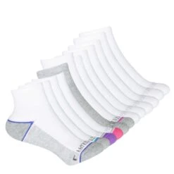 Fruit Of The Loom - Kids' 12 Pack Low Cut Sock (FRG10703QB WHITE)