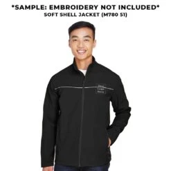 Harriton - Men's Soft Shell Jacket (M780 51) 7 Harriton - Men's Soft Shell Jacket (M780 51) -TrekWear Sales Shop Harriton Men s Soft Shell Jacket M780 51 04