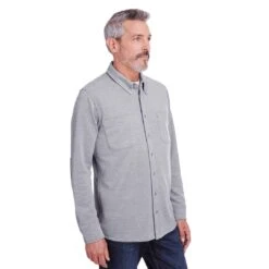 Harriton - Men's StainBloc Pique Fleece Shirt Jacket (M708 NT) -TrekWear Sales Shop Harriton Men s StainBloc Pique Fleece Shirt Jacket M708 MZ 3 bb7c25aa 0daf 4b3d 9da4 a4bbf8966f27