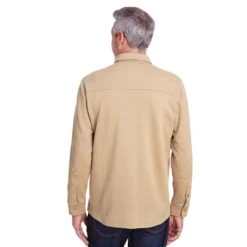 Harriton - Men's StainBloc Pique Fleece Shirt Jacket (M708 NZ) -TrekWear Sales Shop Harriton Men s StainBloc Pique Fleece Shirt Jacket M708 NZ 4