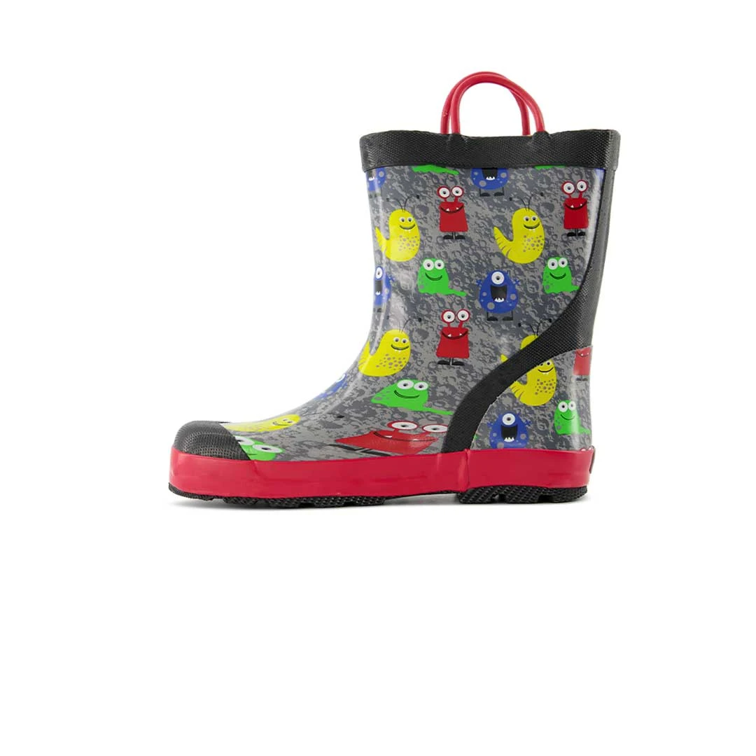 Kamik - Kids' (Preschool) Monsters Rain Boots (EK6113 BLK) 2 Kamik - Kids' (Preschool) Monsters Rain Boots (EK6113 BLK) - Image 2
