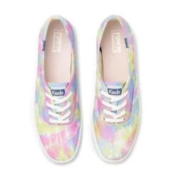 Keds - Women's Champion Tie Dye Shoes (WF65876) -TrekWear Sales Shop Keds Women s Champion Tie Dye Shoes WF65876 2