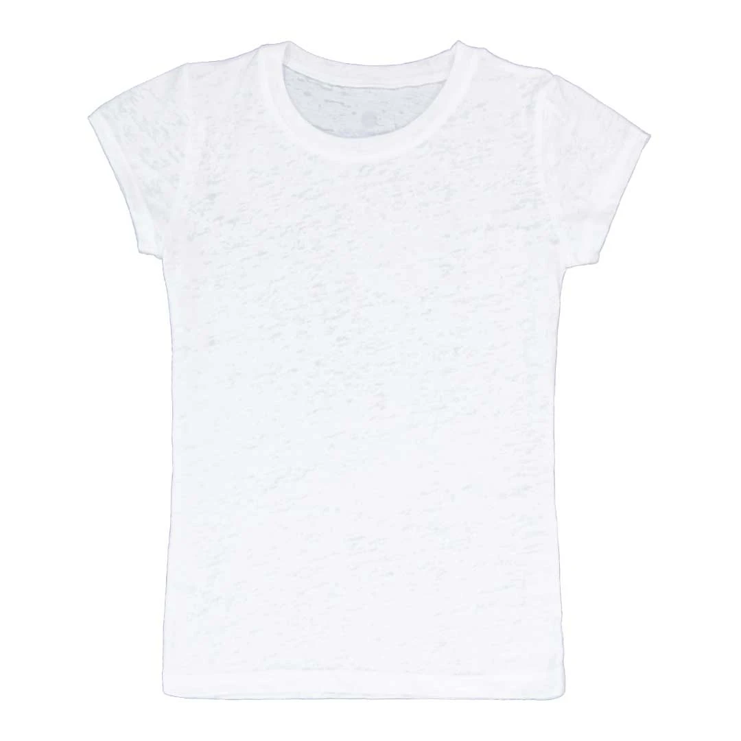 Levelwear - Girls' (Junior) Little Burner Short Sleeve T-Shirt (BU90L WHITE) 1 Levelwear - Girls' (Junior) Little Burner Short Sleeve T-Shirt (BU90L WHITE)