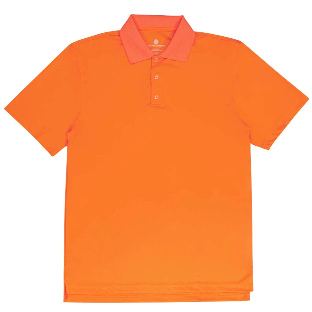 Levelwear - Men's Helium Polo (PM55L ORG) 1 Levelwear - Men's Helium Polo (PM55L ORG)