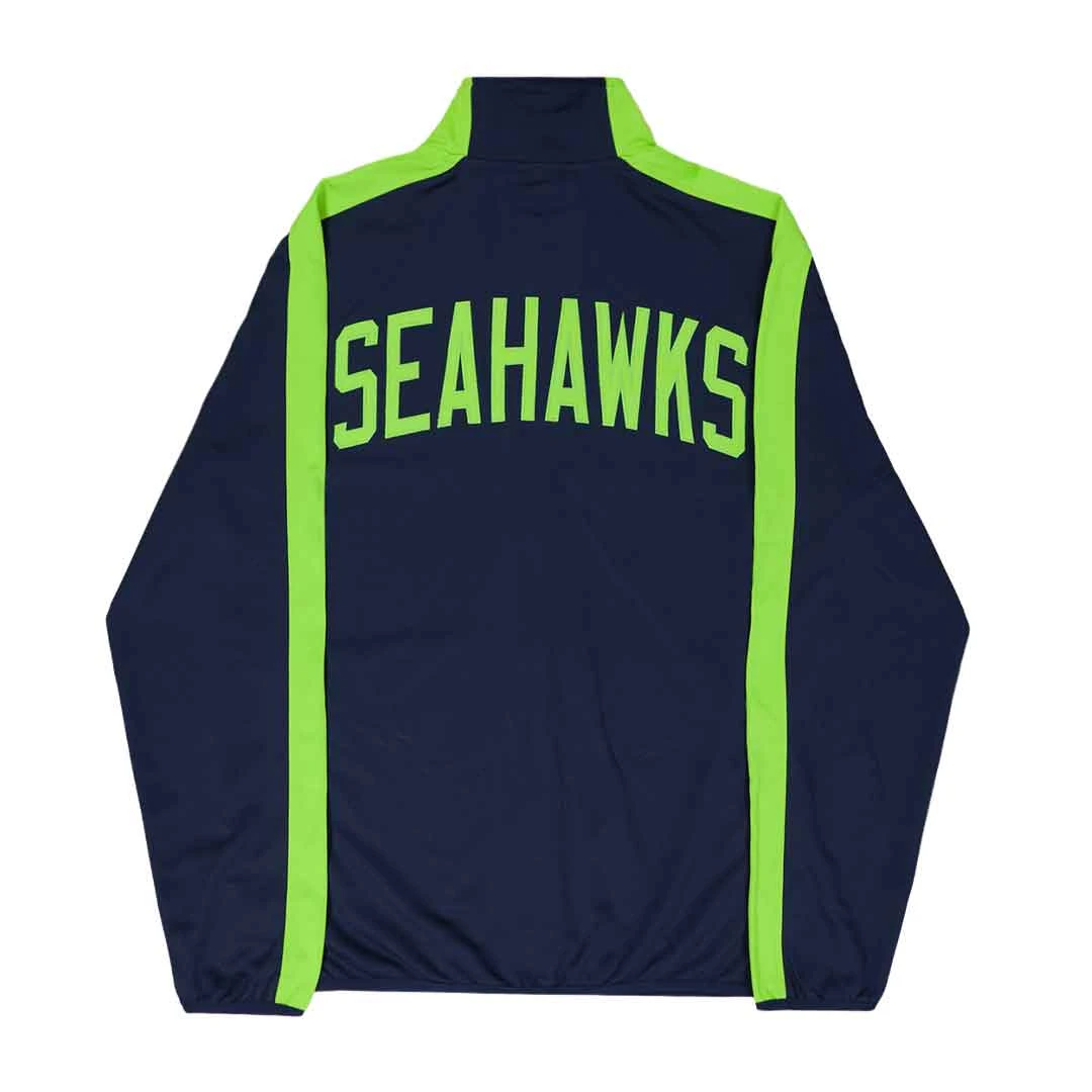 NFL - Men's Seattle Seahawks Track Jacket (LA000712 SSE) 2 NFL - Men's Seattle Seahawks Track Jacket (LA000712 SSE) - Image 2