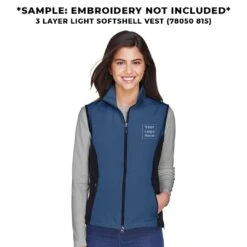 North End - Women's 3 Layer Light Bonded Softshell Vest (78050 815) -TrekWear Sales Shop North End Women s 3 Layer Light Bonded Softshell Vest 78050 815