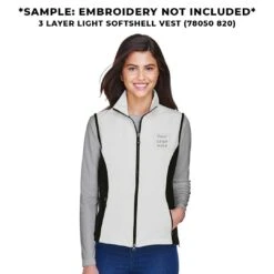 North End - Women's 3 Layer Light Bonded Softshell Vest (78050 820) -TrekWear Sales Shop North End Women s 3 Layer Light Bonded Softshell Vest 78050 820