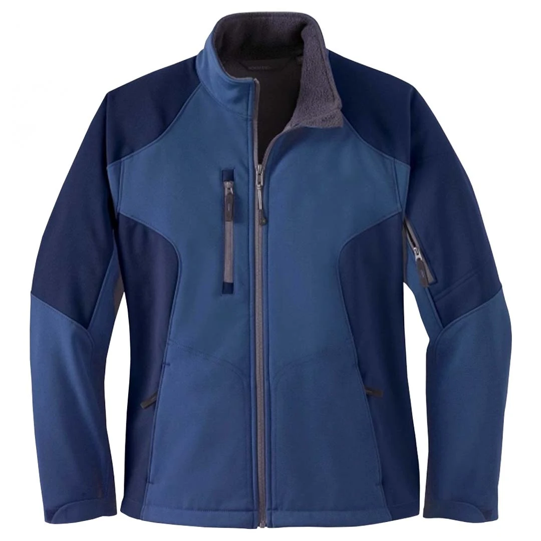 North End - Women's Compass Colour Block Soft Shell Jacket (78077 411) 1 North End - Women's Compass Colour Block Soft Shell Jacket (78077 411)