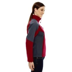 North End - Women's Compass Colour Block Soft Shell Jacket (78077 751) 7 North End - Women's Compass Colour Block Soft Shell Jacket (78077 751) -TrekWear Sales Shop North End Women s Compass Colour Block Soft Shell Jacket 78077 751 2