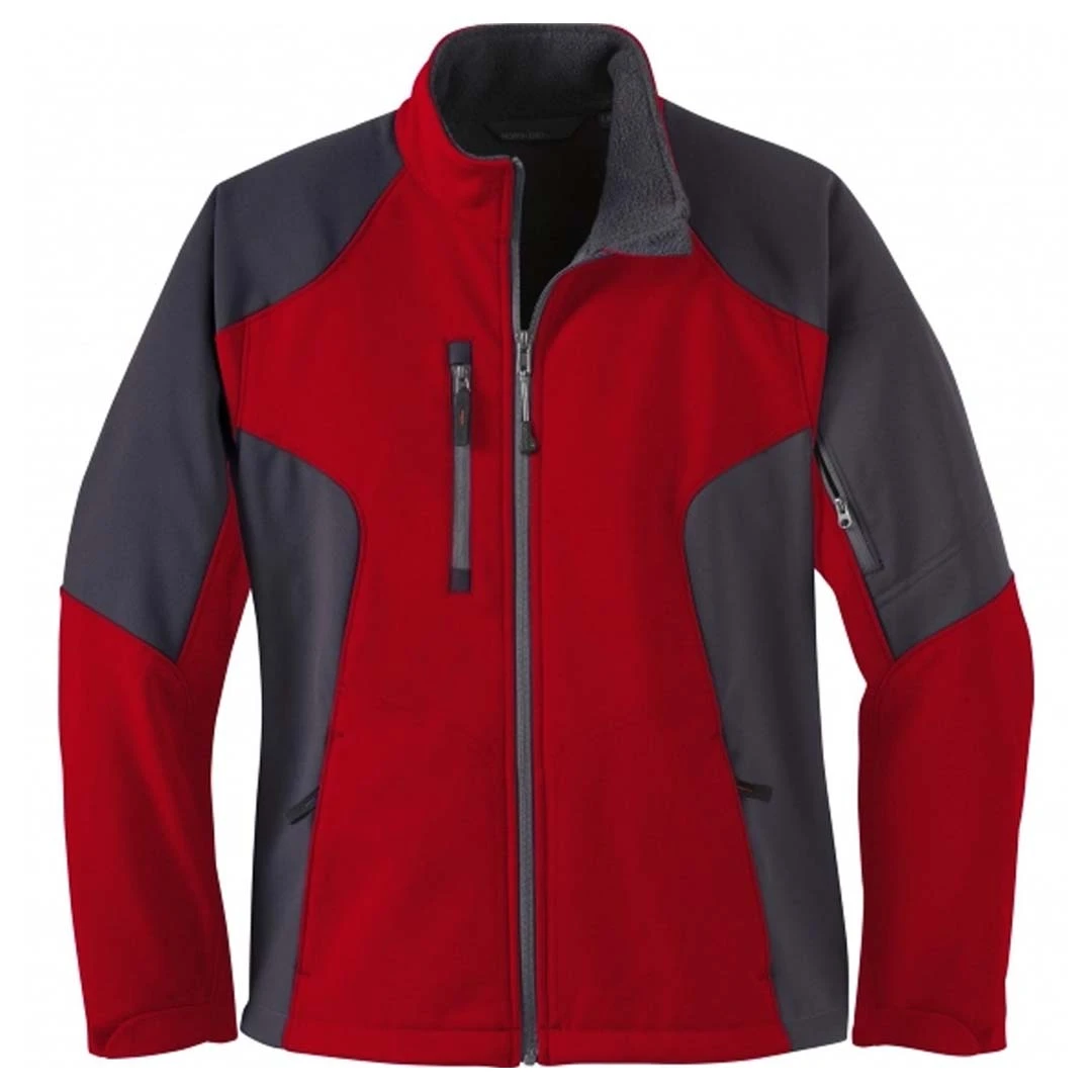 North End - Women's Compass Colour Block Soft Shell Jacket (78077 751) 1 North End - Women's Compass Colour Block Soft Shell Jacket (78077 751)