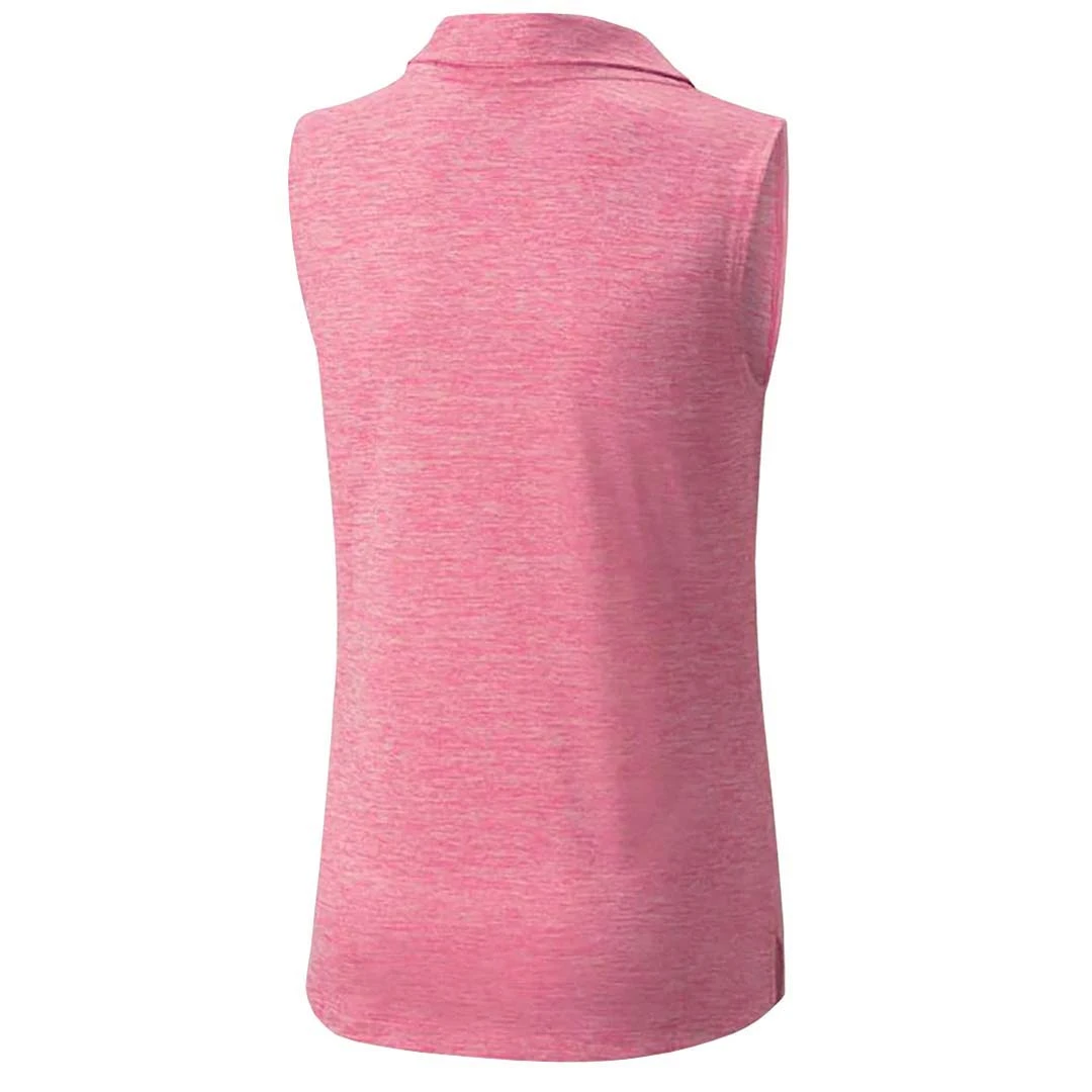 Puma - Kids' (Junior) Heather Polo (579314 21) 2 Puma - Kids' (Junior) Heather Polo (579314 21) - Image 2