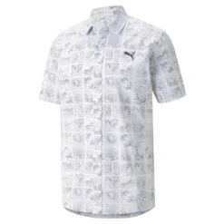 Puma - Men's Mattr Shipwrecked Button Down Shirt (533788 01)