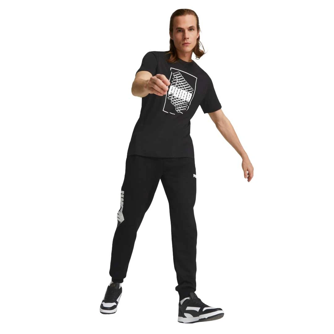 Puma - Men's Power Logo Sweatpant (849796 01) 4 Puma - Men's Power Logo Sweatpant (849796 01) - Image 4