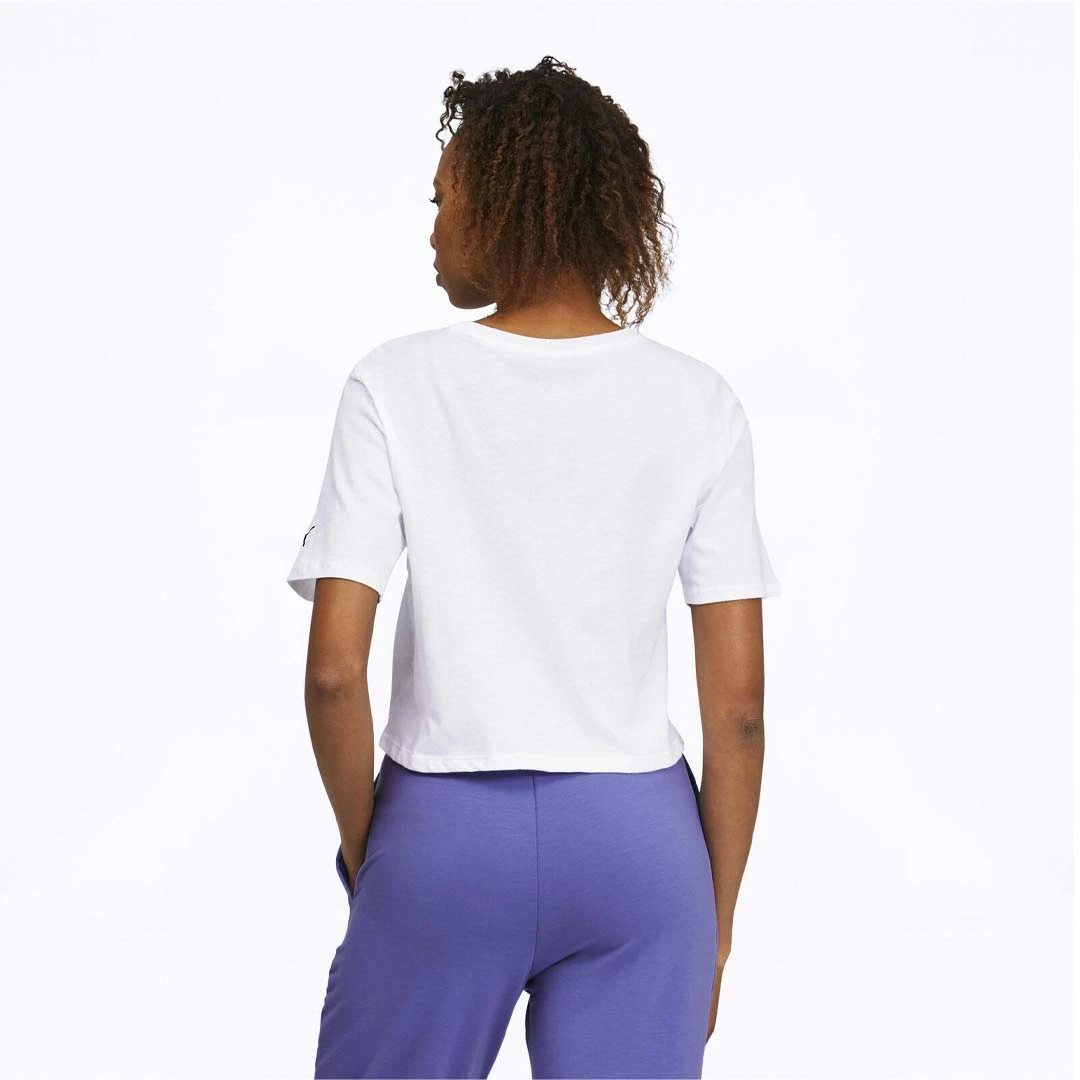Puma - Women's Essential Cropped T-Shirt (586291 02) 4 Puma - Women's Essential Cropped T-Shirt (586291 02) - Image 4