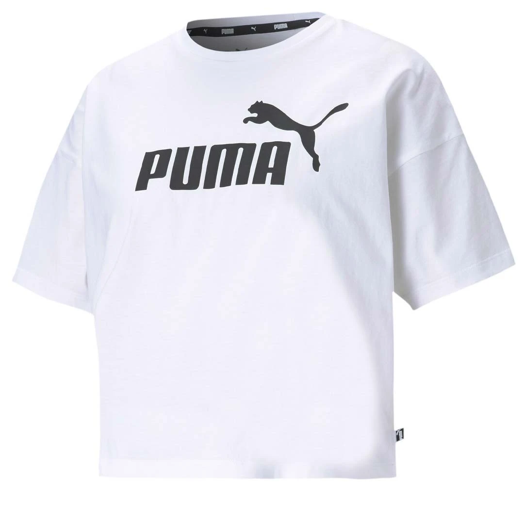Puma - Women's Essential Cropped T-Shirt (586291 02) 1 Puma - Women's Essential Cropped T-Shirt (586291 02)