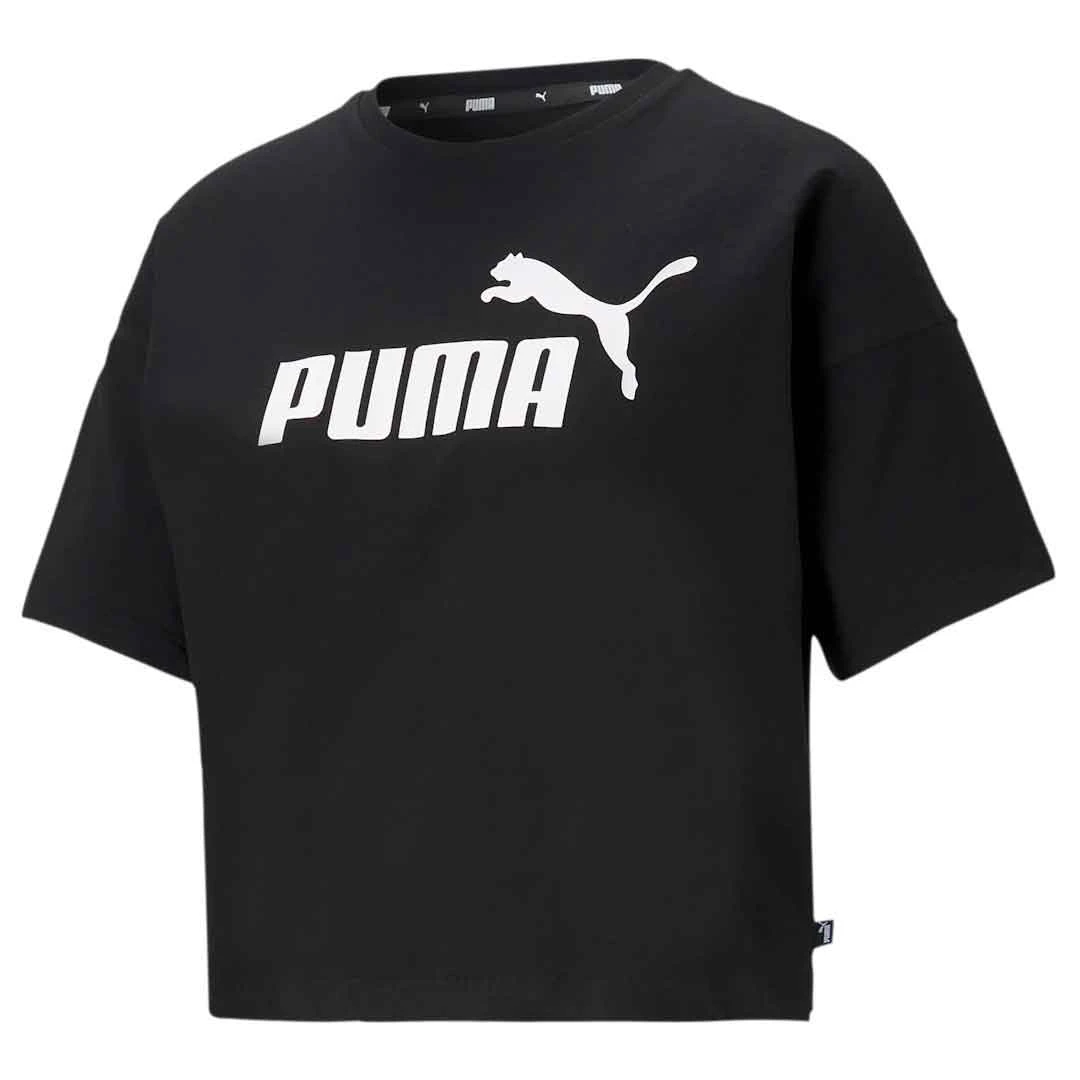 Puma - Women's Essentials Cropped Logo T-Shirt (586866 01) 1 Puma - Women's Essentials Cropped Logo T-Shirt (586866 01)