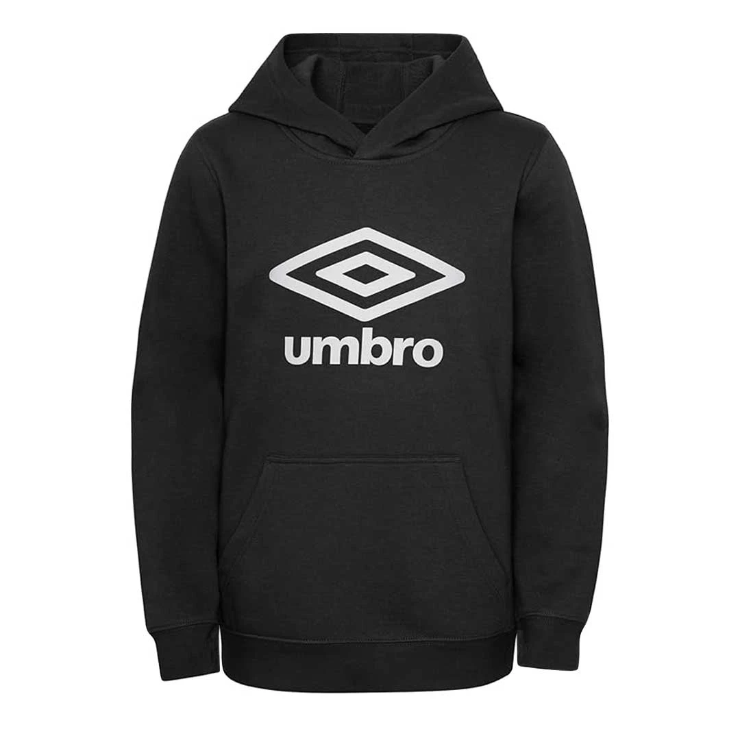 Umbro - Kids' (Junior) F22 Classic Logo Hoodie (HUUB5UBLK UAU) 1 Umbro - Kids' (Junior) F22 Classic Logo Hoodie (HUUB5UBLK UAU)