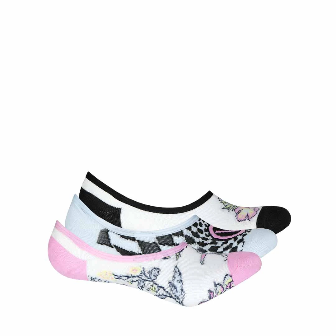Vans - Kids' 3 Pack Bloom Canoodle Sock (5DQT448) 1 Vans - Kids' 3 Pack Bloom Canoodle Sock (5DQT448)