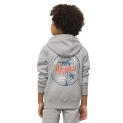 Vans - Kids' Palm Script Full Zip Hoodie (5KOP02F) -TrekWear Sales Shop Vans Kids Palm Script Full Zip Hoodie 5KOP02F 3