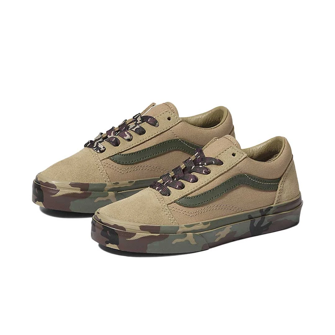 Vans - Kids' (Preschool) Camo Sidewall Old Skool Shoes (0W9TSQ7) 2 Vans - Kids' (Preschool) Camo Sidewall Old Skool Shoes (0W9TSQ7) - Image 2