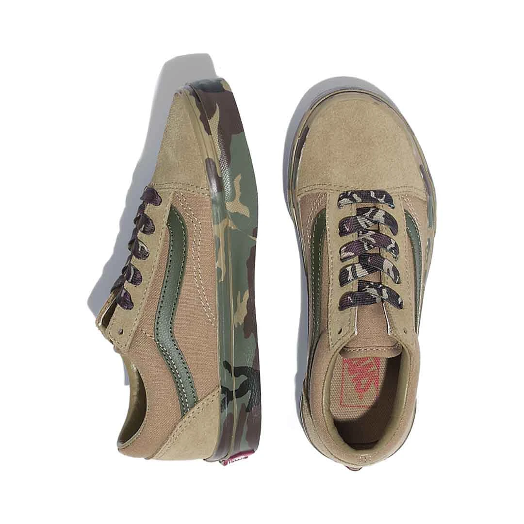 Vans - Kids' (Preschool) Camo Sidewall Old Skool Shoes (0W9TSQ7) 3 Vans - Kids' (Preschool) Camo Sidewall Old Skool Shoes (0W9TSQ7) - Image 3