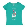 Women's Fa La La Short Sleeve T-Shirt (XTXT0OCGSC)