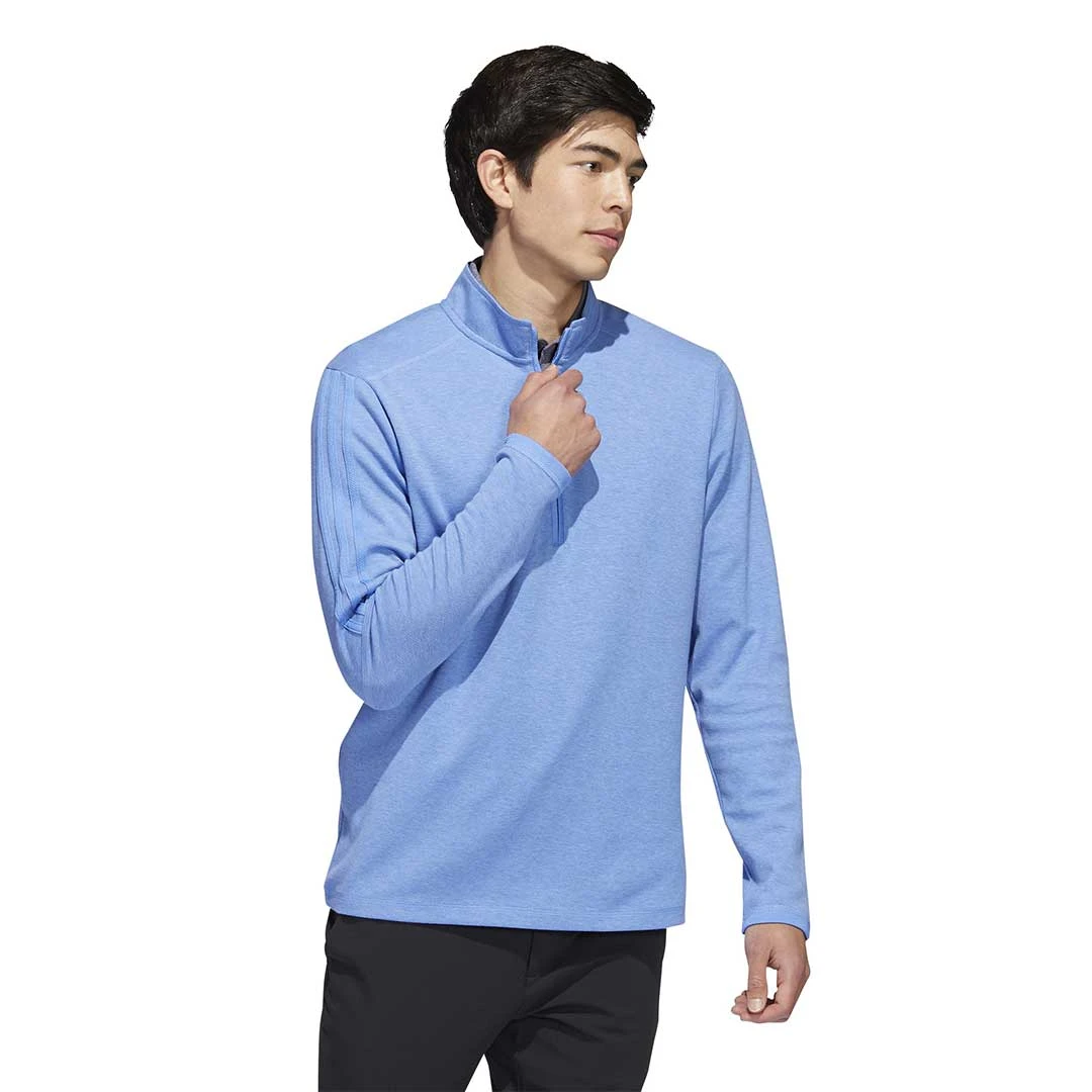 Adidas - Men's 3-Stripes Quarter Zip Pullover (HR9065) 2 Adidas - Men's 3-Stripes Quarter Zip Pullover (HR9065) - Image 2