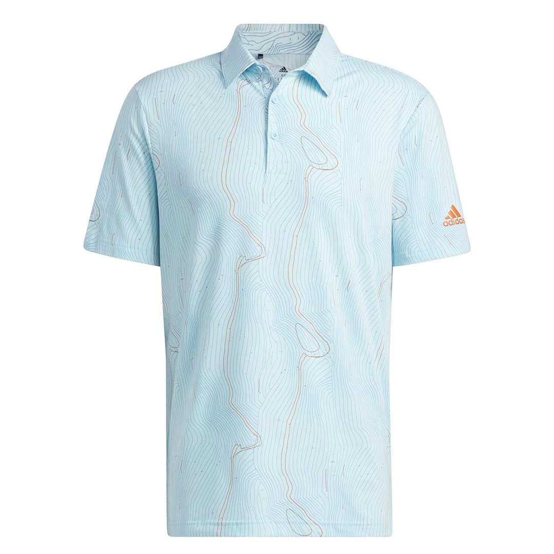 Adidas - Men's Course Map Polo Tee (HF6607) 1 Adidas - Men's Course Map Polo Tee (HF6607)