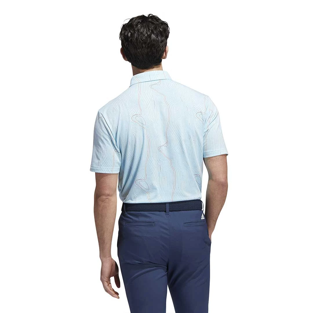Adidas - Men's Course Map Polo Tee (HF6607) 4 Adidas - Men's Course Map Polo Tee (HF6607) - Image 4