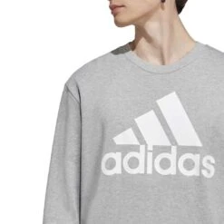 Adidas - Men's Essentials French Terry Big Logo Sweater (IC9326) -TrekWear Sales Shop adidas Men s Essentials French Terry Big Logo Sweater IC9326 04