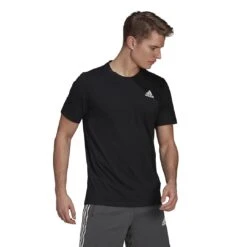 Adidas - Men's Aeroready Short Sleeve T-Shirt (GR0514) -TrekWear Sales Shop adidas Men sAeroreadyShortSleevesTee GR0514 04