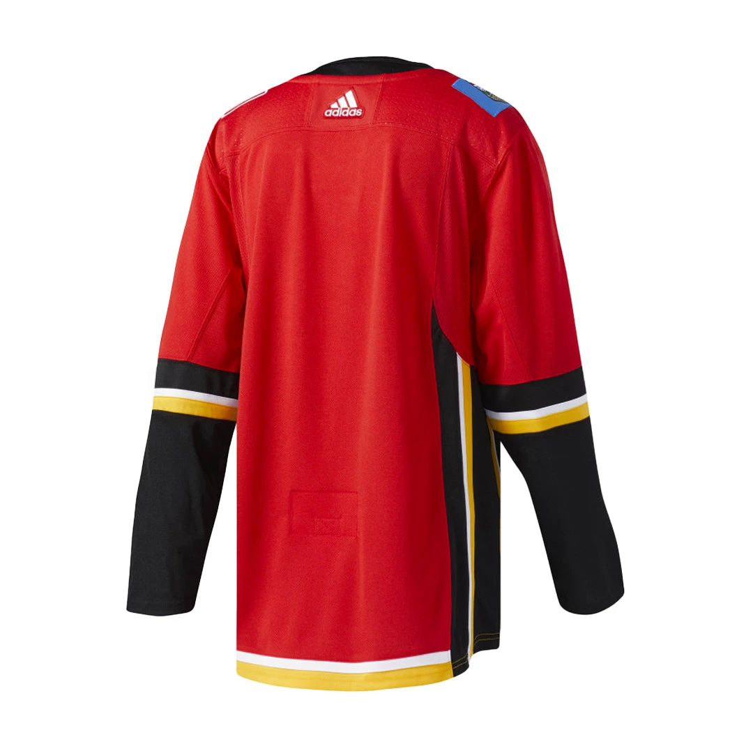 Adidas - Men's Calgary Flames Home Authentic Pro Jersey (CA7072) 2 Adidas - Men's Calgary Flames Home Authentic Pro Jersey (CA7072) - Image 2
