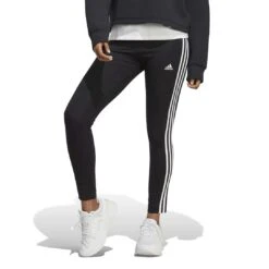 Adidas - Women's Essentials 3 Stripes High Waisted Single Jersey Leggings (IC7151) -TrekWear Sales Shop adidas Women s Essentials 3 Stripes High Waisted Single Jersey Leggings IC7151 02