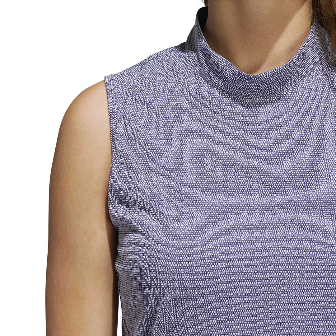 Adidas - Women's Essentials Mock Neck Sleeveless Polo (HA3485) 5 Adidas - Women's Essentials Mock Neck Sleeveless Polo (HA3485) - Image 5